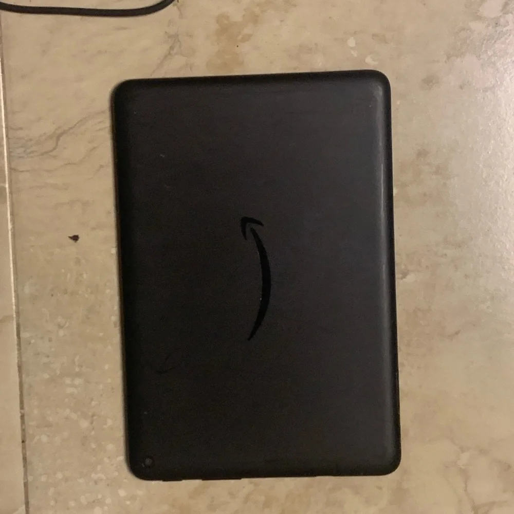 Black Tablet with Charger